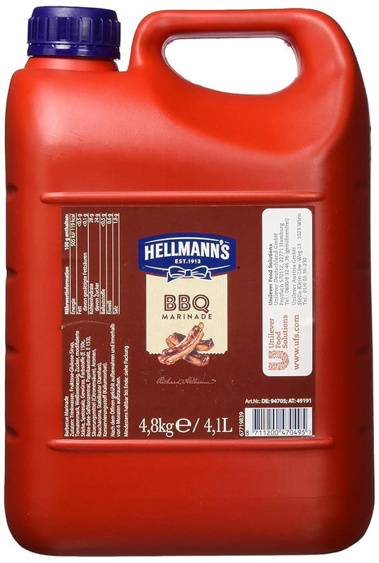 Hellmann's BBQ Flavour Sauce 4.8kg – 3 x 4.8kg