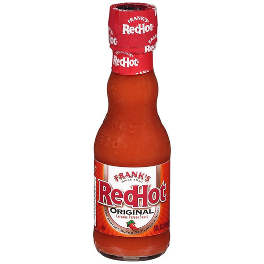 Frank's RedHot Original Cayenne Pepper Hot Sauce 148ml – 6 x 148ml
