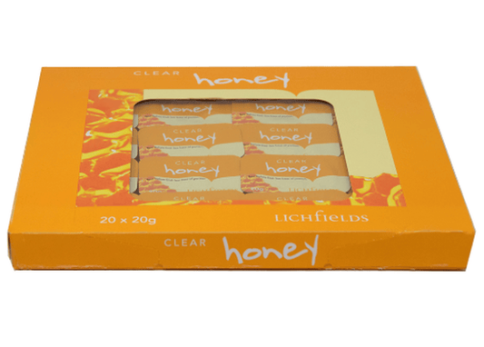Lichfields Clear Honey Individual Portions 20 x 20g – 1 x 20x20g