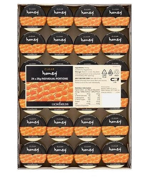 Lichfields Clear Honey 24 x 28g – 1 x 24x28g