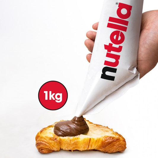 Nutella Hazelnut and Chocolate Spread 1kg Piping Bag x 6 – 1 x 1kg