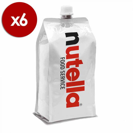 Nutella Hazelnut and Chocolate Spread 1kg Piping Bag x 6 – 6 x 1kg